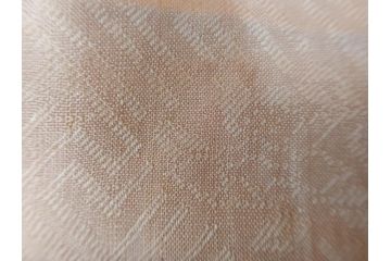 アンティーク　明治〜大正期　正絹　刺繍　着物(古布、リメイク、絞り染め、金糸、衣装、和服、和装、女性、松、梅、花、鶴、ツル、鳥、シルク、日本、ジャパン、Japanese KIMONO)(R-079178)