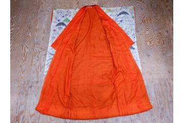 アンティーク　明治〜大正期　正絹　刺繍　着物　打掛(古布、リメイク、衣装、和服、和装、女性、松竹梅、花、波、海、鶴、ツル、鳥、シルク、日本、ジャパン、Japanese KIMONO)(R-079179)