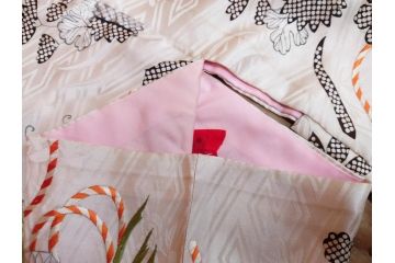 アンティーク　正絹　刺繍　羽織(古布、リメイク、菊、牡丹、竹、扇子、花しょうぶ、梅、藤、衣装、和服、和装、シルク、日本、ジャパン、Japanese KIMONO)(R-079184)