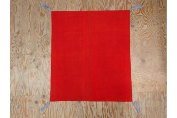 江戸〜明治期　細かな刺繍が美しい掛袱紗(古裂、古布、リメイク、金糸、鶴、ツル、松竹梅、ふくさ、フクサ、帛紗、服紗、房付き)(R-079185)