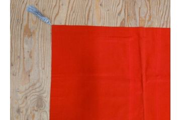 江戸〜明治期　細かな刺繍が美しい掛袱紗(古裂、古布、リメイク、金糸、鶴、ツル、松竹梅、ふくさ、フクサ、帛紗、服紗、房付き)(R-079185)