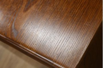 中古　希少デザイン　国産　職人手造り　欅(ケヤキ)材　引き出し32杯!　前面の美しい杢目が揃う薬箪笥(百目箪笥、小物収納、チェスト、薬タンス)(R-079190)