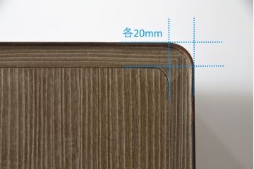 中古　品のある佇まいが魅力的なシンプルなデザインの春日部総桐箪笥(総桐たんす、並厚、四方丸、衣装箪笥、着物箪笥、和タンス、引き出し)(R-079191)