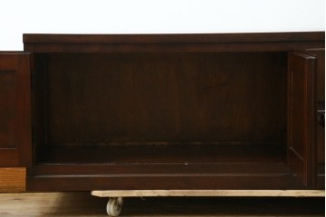 中古　美品　松本民芸家具　和洋どちらのお部屋にも取り入れやすいローボード　(R-079194)
