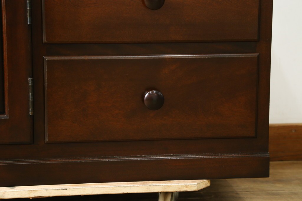中古　美品　松本民芸家具　和洋どちらのお部屋にも取り入れやすいローボード　(R-079194)