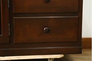 中古　美品　松本民芸家具　和洋どちらのお部屋にも取り入れやすいローボード　(R-079194)