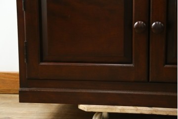 中古　美品　松本民芸家具　和洋どちらのお部屋にも取り入れやすいローボード　(R-079194)