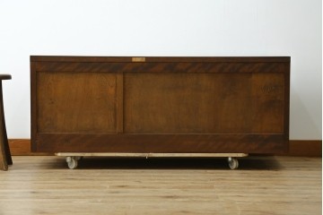 中古　美品　松本民芸家具　和洋どちらのお部屋にも取り入れやすいローボード　(R-079194)