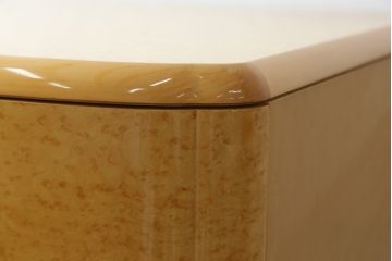 中古　美品!!　最高級!!　松創(MATSUSO・マツソウ)　バーズアイメープル　シンプルで洗練された佇まいが魅力的なチェスト(引き出し)(定価約120万円)(R-079196)