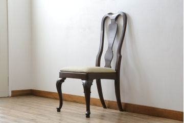 中古　DREXEL HERITAGE(ドレクセルヘリテイジ)　VINTAGE CHERRY(ビンテージチェリー)シリーズの猫脚付きチェア(ダイニングチェア、椅子、イス)(R-079204)