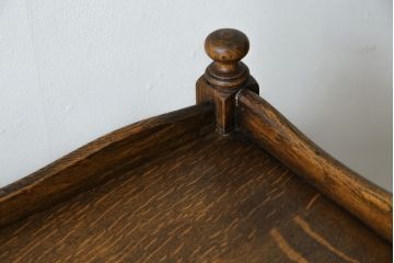 イギリスアンティーク　気品漂う佇まいが魅力的な挽き物脚のキッチンワゴン(トロリー、サイドテーブル、ワゴンテーブル、キャスターワゴン、英国)(R-079207)