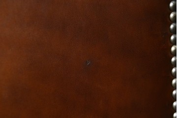 イギリスアンティーク　本革(レザー)　クラシカルな上品さと格好良さを併せ持つウイングバックチェア　(R-079210)