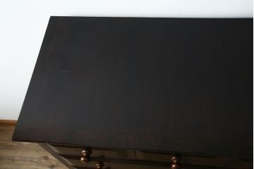 中古　特注品　松本民芸家具　整理タンス　シックで上品な佇まいが魅力的なチェスト(洋服タンス、衣装たんす、引き出し)(R-079211)