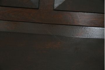 中古　特注品　松本民芸家具　整理タンス　シックで上品な佇まいが魅力的なチェスト(洋服タンス、衣装たんす、引き出し)(R-079211)