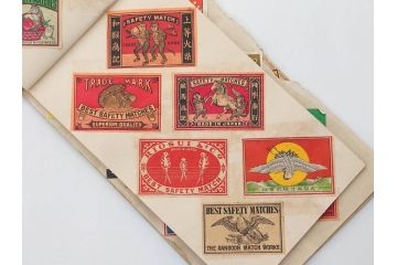 戦前　当時物　中国輸出用・日本など　マッチラベル277枚セット(マッチレッテル、マッチペーパー、燐寸、魚、動物、鳥、植物、広告、商標、燐票、神戸大同、大利公司、福禄寿牌、怡和洋行、東洋燐寸、大同燐寸、PHILIPPINE MATCHC OMPANY)(R-079235)