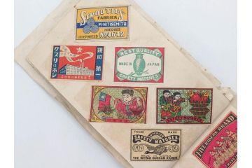 戦前　当時物　中国輸出用・日本など　マッチラベル277枚セット(マッチレッテル、マッチペーパー、燐寸、魚、動物、鳥、植物、広告、商標、燐票、神戸大同、大利公司、福禄寿牌、怡和洋行、東洋燐寸、大同燐寸、PHILIPPINE MATCHC OMPANY)(R-079235)