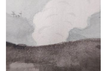当時物　旧日本軍資料　海軍 岩村俊武　高倉正治　中将　少将　画帖(古本、書、版画、戦友記念、鳳凰山、鶏冠山、和書、古書、書籍、外箱付き)(R-079238)