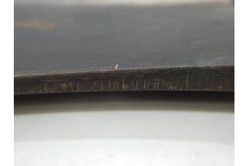 孝義銘　全長305mm　そば包丁(蕎麦包丁、蕎麦切り包丁、緬切り包丁、和包丁、庖丁、ナイフ、調理器具、日本製、木製カバー付き)(R-079240)