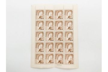 1951年　未使用切手　日本郵便　額面160円　正岡子規　切手シート1枚(文化人シリーズ、記念切手、切手コレクション、印刷庁製造、8円)(R-079241)