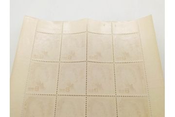 1951年　未使用切手　日本郵便　額面160円　正岡子規　切手シート1枚(文化人シリーズ、記念切手、切手コレクション、印刷庁製造、8円)(R-079241)