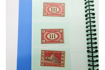 当時物　中国輸出用・日本など　マッチラベル151枚セット(マッチレッテル、マッチペーパー、燐寸、燐票、広告、商標、やっこ、奴、鶴、ツル、鶏、ツバメ、燕、鳥、騎馬、鹿、猿、サル、ライオン、獅子、狛犬、花、桜、松、魚、星、大黒天、瓢箪、ひょうたん、太陽、月、扇子、日の丸、スプーン、戦車、パイプ、ファイル付き)(R-079246)