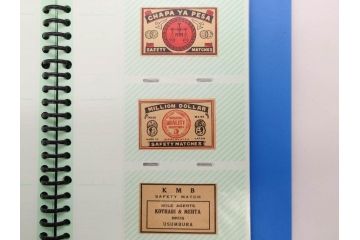 当時物　中国輸出用・日本など　マッチラベル151枚セット(マッチレッテル、マッチペーパー、燐寸、燐票、広告、商標、やっこ、奴、鶴、ツル、鶏、ツバメ、燕、鳥、騎馬、鹿、猿、サル、ライオン、獅子、狛犬、花、桜、松、魚、星、大黒天、瓢箪、ひょうたん、太陽、月、扇子、日の丸、スプーン、戦車、パイプ、ファイル付き)(R-079246)