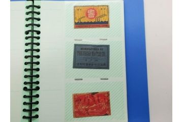 当時物　中国輸出用・日本など　マッチラベル186枚セット(マッチレッテル、マッチペーパー、燐寸、燐票、広告、商標、鐘、ベル、鹿、鳥居、戦車、馬蹄、手毬、象、ゾウ、鷲、ワシ、鶏、鶴、ツル、にわとり、ライオン、獅子、月、地球、富士山、船、ファイル付き)(R-079248)