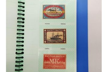 当時物　中国輸出用・日本など　マッチラベル188枚セット(マッチレッテル、マッチペーパー、燐寸、燐票、広告、商標、蒸気船、船、ボート、海軍、着物美人、橋、鶴、ツル、河童、カッパ、強国、スパイご用心、城、地球、龍星、ハネホシ、ビール、ウィスキー、酒、日本製、ファイル付き)(R-079249)