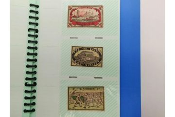 当時物　中国輸出用・日本など　マッチラベル188枚セット(マッチレッテル、マッチペーパー、燐寸、燐票、広告、商標、蒸気船、船、ボート、海軍、着物美人、橋、鶴、ツル、河童、カッパ、強国、スパイご用心、城、地球、龍星、ハネホシ、ビール、ウィスキー、酒、日本製、ファイル付き)(R-079249)