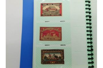 当時物　中国輸出用・日本など　マッチラベル188枚セット(マッチレッテル、マッチペーパー、燐寸、燐票、広告、商標、蒸気船、船、ボート、海軍、着物美人、橋、鶴、ツル、河童、カッパ、強国、スパイご用心、城、地球、龍星、ハネホシ、ビール、ウィスキー、酒、日本製、ファイル付き)(R-079249)