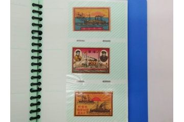 当時物　中国輸出用・日本など　マッチラベル188枚セット(マッチレッテル、マッチペーパー、燐寸、燐票、広告、商標、蒸気船、船、ボート、海軍、着物美人、橋、鶴、ツル、河童、カッパ、強国、スパイご用心、城、地球、龍星、ハネホシ、ビール、ウィスキー、酒、日本製、ファイル付き)(R-079249)