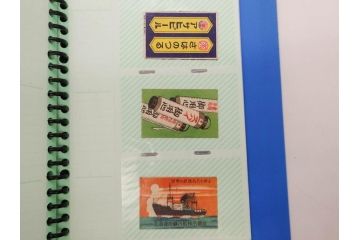 当時物　中国輸出用・日本など　マッチラベル188枚セット(マッチレッテル、マッチペーパー、燐寸、燐票、広告、商標、蒸気船、船、ボート、海軍、着物美人、橋、鶴、ツル、河童、カッパ、強国、スパイご用心、城、地球、龍星、ハネホシ、ビール、ウィスキー、酒、日本製、ファイル付き)(R-079249)