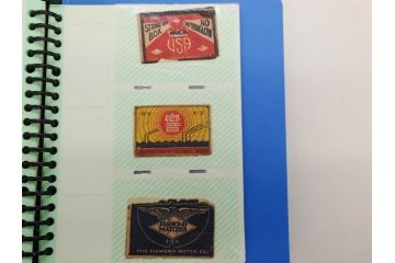当時物　中国輸出用・日本など　マッチラベル165枚セット(マッチレッテル、マッチペーパー、燐寸、燐票、広告、商標、虎、猿、鷲、牛、大黒天、月、桜、日の丸、扇子、ライオン、獅子、鶴、ツル、馬蹄、龍、ハネボシ、鹿、和太鼓、ペガサス、日本製、ファイル付き)(R-079250)