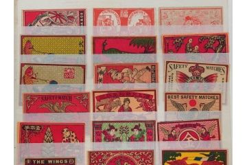 当時物　中国輸出用・日本など　マッチラベル431枚セット(マッチレッテル、マッチペーパー、燐寸、燐票、広告、商標、日本製、虎、船、象、ゾウ、鹿、シカ、桜、瓢箪、ひょうたん、花、馬、ペガサス、猿、サル、子供、カエル、蛙、昆虫、鳥、龍、桃、神、大黒天、軍人、ファイル付き)(R-079251)