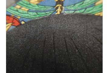 昭和55年6月作　神保朋世　「静夜」　版画(絵画、木版画、多色摺り、美人画、彫刀 大倉半兵衛、摺刷 関岡扇令、着物、女性、落款)(R-079253)