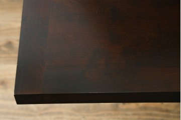 中古　北海道民芸家具　収納に便利な本棚付き!!シックなビューローブックケース　定価約50万円　(R-079263)