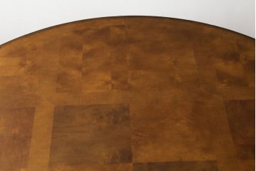 中古　特大!!　アメリカ最高級家具　Century Furniture(センチュリー・ファニチャー)　ノーフォーク(NORFOLK)　クラシカルで重厚な佇まいが魅力のラウンドペデスタルダイニングテーブル(丸テーブル、円卓、6人掛け、6P、4人掛け、4P、食卓)(定価推定約150万円前後)(R-079268)