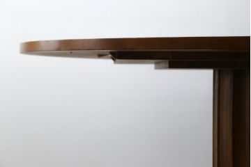 中古　特大!!　アメリカ最高級家具　Century Furniture(センチュリー・ファニチャー)　ノーフォーク(NORFOLK)　クラシカルで重厚な佇まいが魅力のラウンドペデスタルダイニングテーブル(丸テーブル、円卓、6人掛け、6P、4人掛け、4P、食卓)(定価推定約150万円前後)(R-079268)