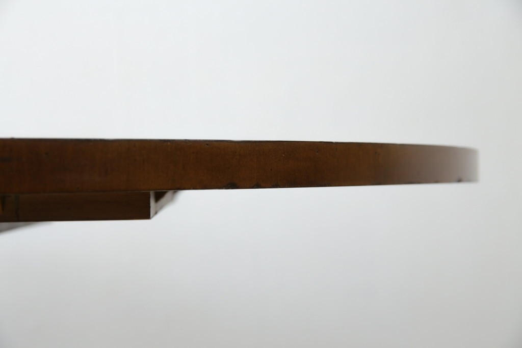 中古　特大!!　アメリカ最高級家具　Century Furniture(センチュリー・ファニチャー)　ノーフォーク(NORFOLK)　クラシカルで重厚な佇まいが魅力のラウンドペデスタルダイニングテーブル　定価推定約150万円前後　(R-079268)