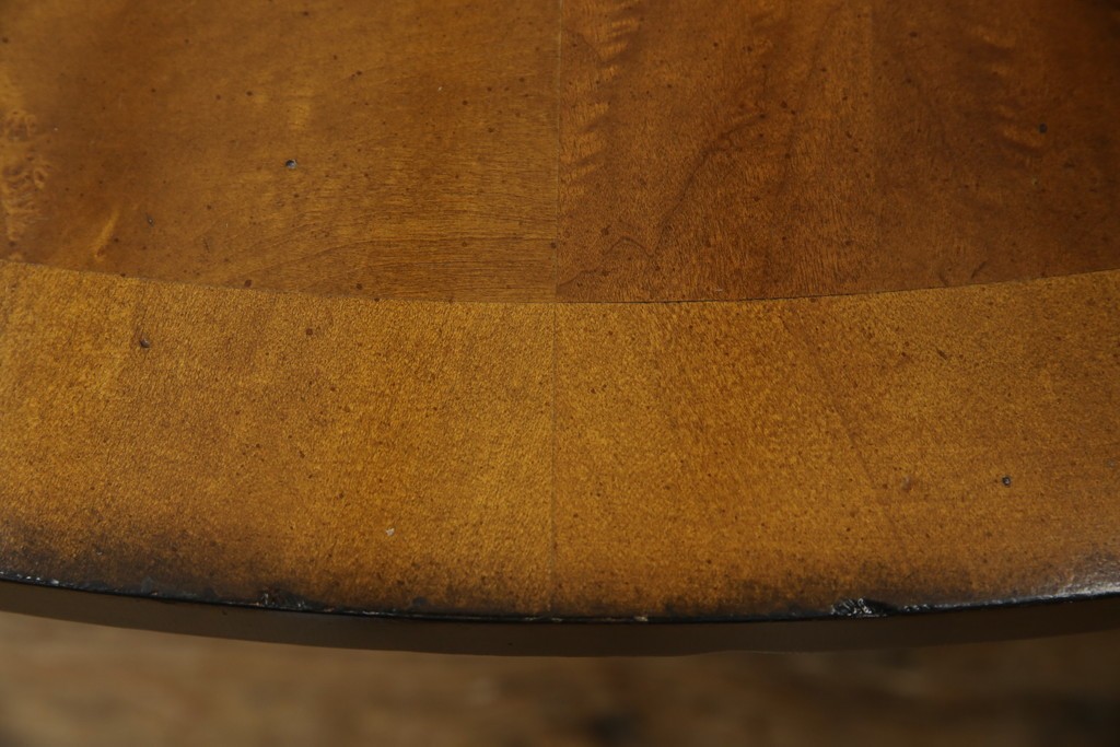 中古　特大!!　アメリカ最高級家具　Century Furniture(センチュリー・ファニチャー)　ノーフォーク(NORFOLK)　クラシカルで重厚な佇まいが魅力のラウンドペデスタルダイニングテーブル　定価推定約150万円前後　(R-079268)