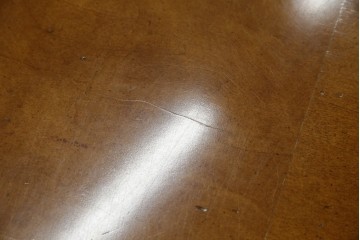 中古　特大!!　アメリカ最高級家具　Century Furniture(センチュリー・ファニチャー)　ノーフォーク(NORFOLK)　クラシカルで重厚な佇まいが魅力のラウンドペデスタルダイニングテーブル　定価推定約150万円前後　(R-079268)