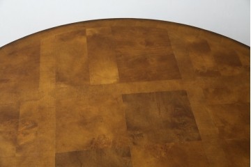 中古　特大!!　アメリカ最高級家具　Century Furniture(センチュリー・ファニチャー)　ノーフォーク(NORFOLK)　クラシカルで重厚な佇まいが魅力のラウンドペデスタルダイニングテーブル　定価推定約150万円前後　(R-079268)