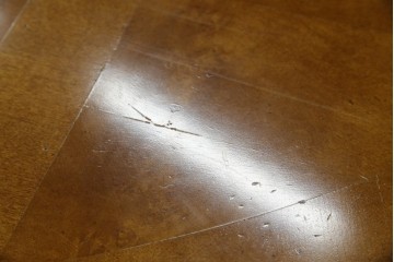 中古　特大!!　アメリカ最高級家具　Century Furniture(センチュリー・ファニチャー)　ノーフォーク(NORFOLK)　クラシカルで重厚な佇まいが魅力のラウンドペデスタルダイニングテーブル　定価推定約150万円前後　(R-079268)