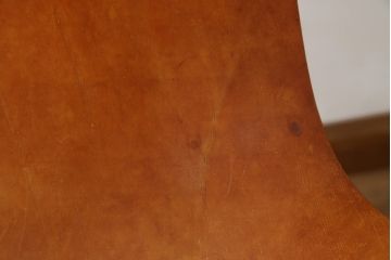 アメリカビンテージ　LAVERNE INTERNATIONAL社　3LCモデル　Tチェア　本革(レザー)　置いてあるだけで絵になるラウンジチェア(椅子、イス、イージーチェア、ヴィンテージ)(R-079279)