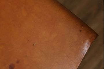 アメリカビンテージ　LAVERNE INTERNATIONAL社　3LCモデル　Tチェア　本革(レザー)　置いてあるだけで絵になるラウンジチェア(椅子、イス、イージーチェア、ヴィンテージ)(R-079279)