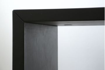 中古　美品　イタリア製　IDC大塚家具取り扱い　POLTRONA FRAU(ポルトローナ・フラウ)　Massimo Vignelli(マッシモ・ヴィネッリ)デザイン　本革(レザー)の醸し出す高級感と都会的なデザインがおしゃれなエグゼクティブデスク(片袖机、片袖デスク、ワークデスク、L字デスク、事務机、作業台、ワークテーブル、在宅用、在宅ワーク用)(R-079280)