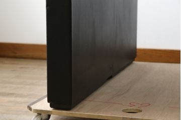 中古　美品　イタリア製　IDC大塚家具取り扱い　POLTRONA FRAU(ポルトローナ・フラウ)　Massimo Vignelli(マッシモ・ヴィネッリ)デザイン　本革(レザー)の醸し出す高級感と都会的なデザインがおしゃれなエグゼクティブデスク(片袖机、片袖デスク、ワークデスク、L字デスク、事務机、作業台、ワークテーブル、在宅用、在宅ワーク用)(R-079280)