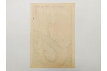 浮世絵師 歌川広重　東海道五拾三次之内 「庄野白雨」　名所江戸百景 「廓中東雲」「亀戸梅屋舗」「隅田川水神の森真崎」「上野清水堂不忍池」「亀戸天神境内」「増上寺塔赤羽根」「王子装束ゑの木大晦日の狐火」「真乳山山谷堀夜景」　版画9枚セット(絵画、木版画、多色摺り、浮世絵、人物、風景、鳥、花、藤、桜、雨、雪、寺社仏閣、橋)(R-079287)