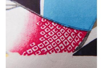 神保朋世　版画(絵画、木版画、多色摺り、美人画、着物、女性、落款)(R-079289)
