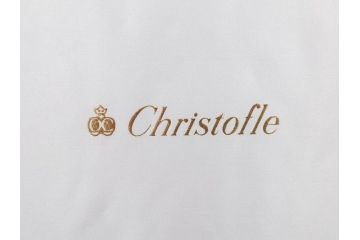 フランス　クリストフル　CHRISTOFLE　縁のフリルのようなデザインが上品なシルバープレート(中皿、変形皿、輪花型、銀食器、銀製品、テーブルウェア、ケース付き)(R-079301)